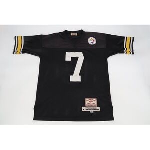 Jeff Hamilton Pittsburgh Steelers Jersey Mens Large‎ Black Ben Roethlisberger #7